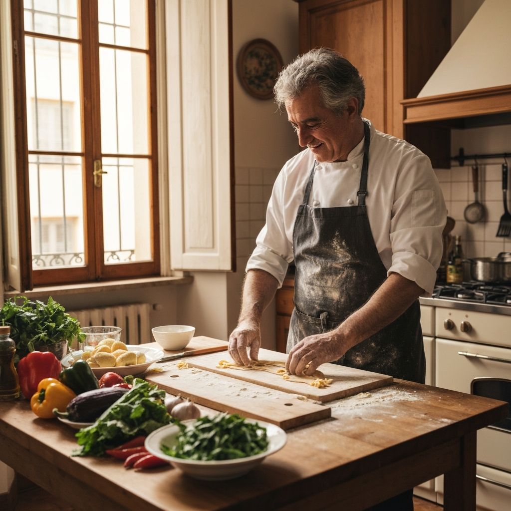 Chef cooking class Naples